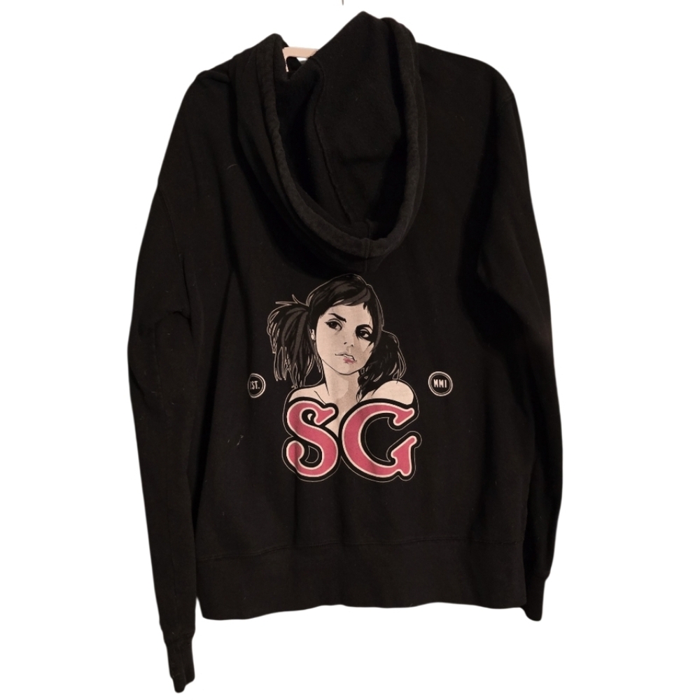 Suicide Girls Vintage Burlesque Show Zip Up Hoodie Size Large In EUC